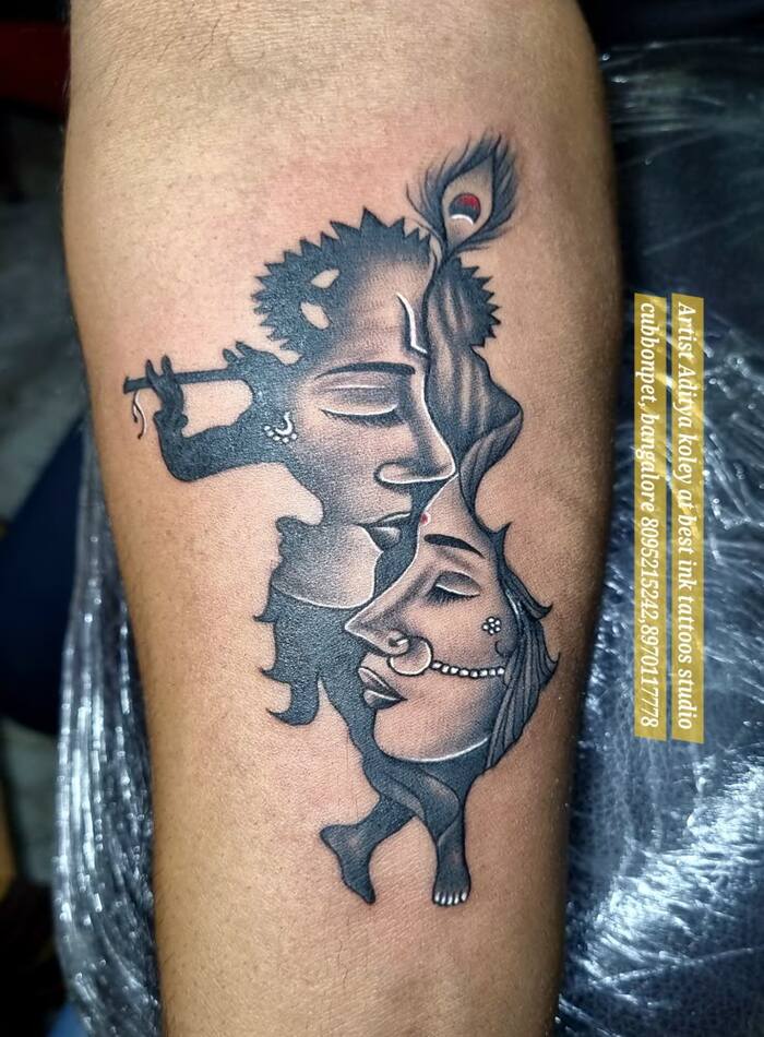 best krishna tattoo, krishna images, krishna…