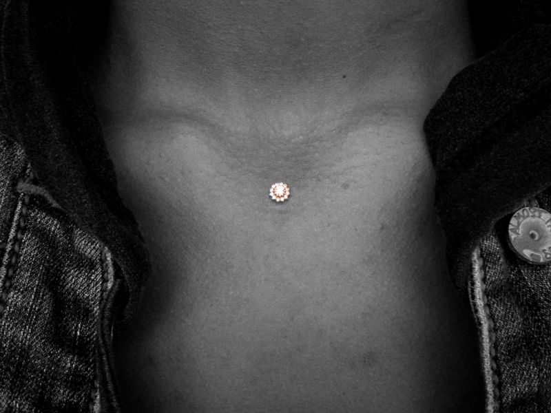Dermal implant piercings