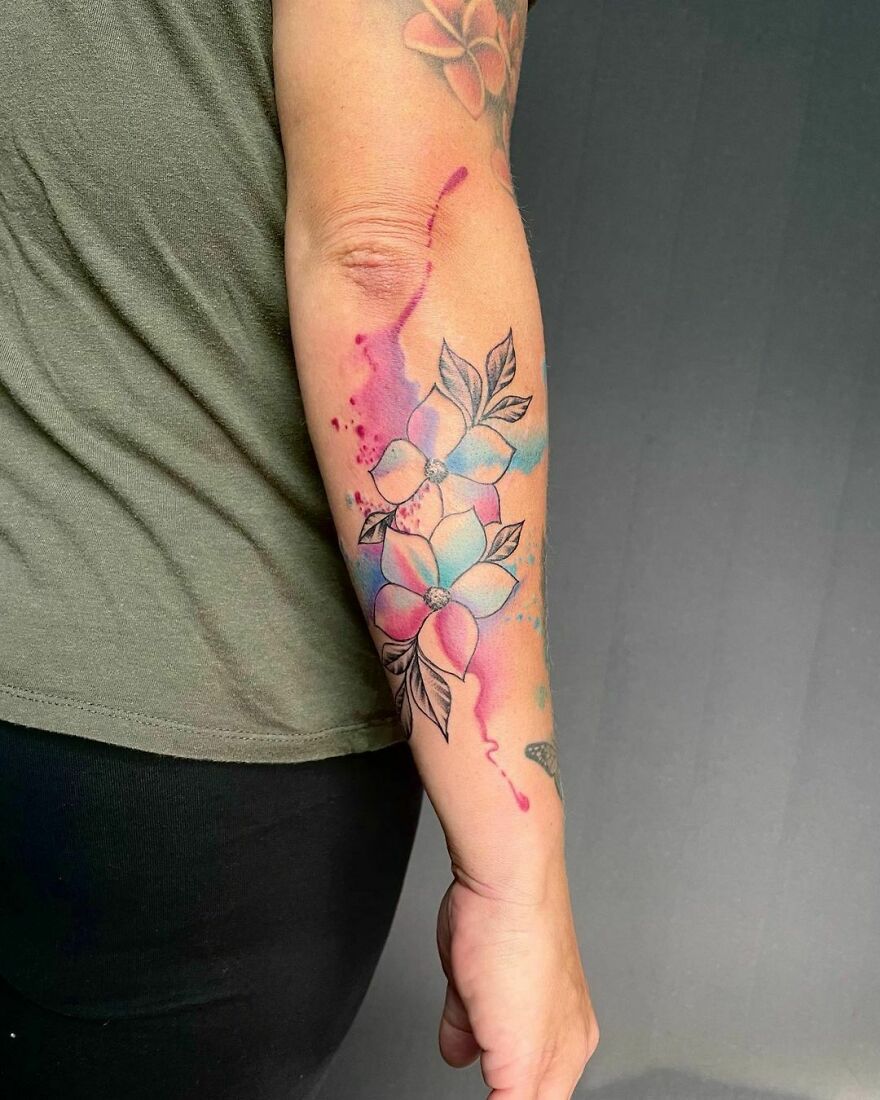 Colour realism tattoos